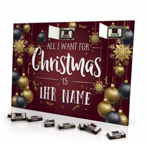 „All I want for Christmas…“-Adventskalender mit Namen