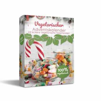 Vegetarischer Süßigkeiten-Adventskalender