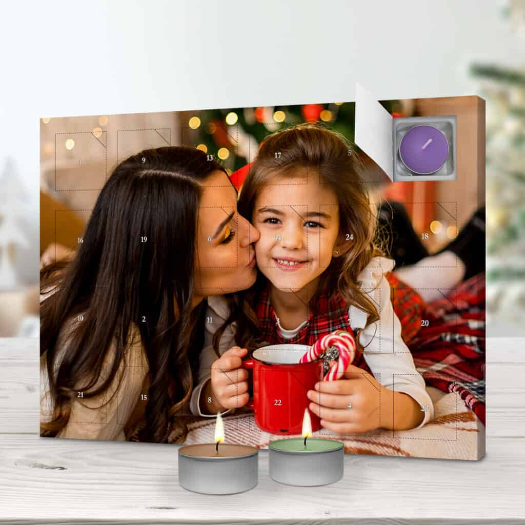 Herz & Heim Foto-Adventskalender Zum Selbstgestalten - Personalisierbar Mit Eigenem Bild Und Text